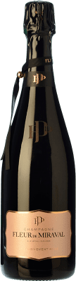 487,95 € Envio grátis | Espumante branco Château Miraval Fleur de Miraval A.O.C. Champagne Champagne França Garrafa 75 cl