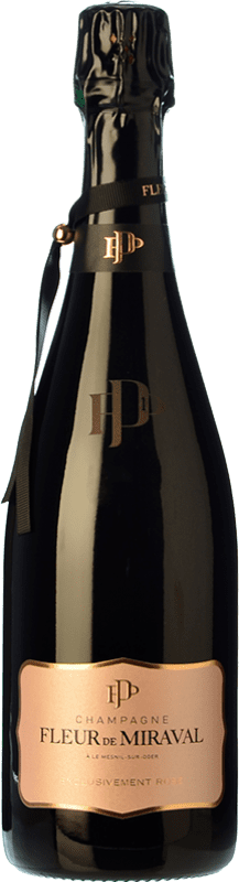 399,95 € Бесплатная доставка | Белое игристое Château Miraval Fleur de Miraval A.O.C. Champagne шампанское Франция бутылка 75 cl