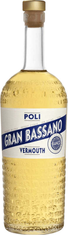 31,95 € Бесплатная доставка | Вермут Poli Gran Bassano Bianco — Белый Италия Бутылка 75 cl