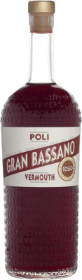 27,95 € Envío gratis | Vermut Poli Gran Bassano Rosso Italia Botella 75 cl