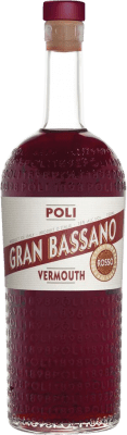 28,95 € Envío gratis | Vermut Poli Gran Bassano Rosso Italia Botella 75 cl