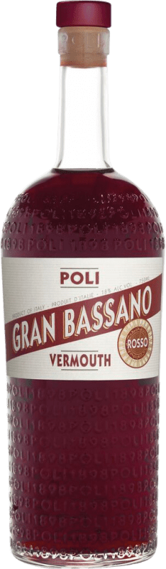 28,95 € Бесплатная доставка | Вермут Poli Gran Bassano Rosso Италия бутылка 75 cl