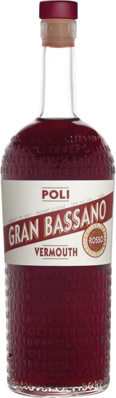 28,95 € Бесплатная доставка | Вермут Poli Gran Bassano Rosso — Красный Италия Бутылка 75 cl