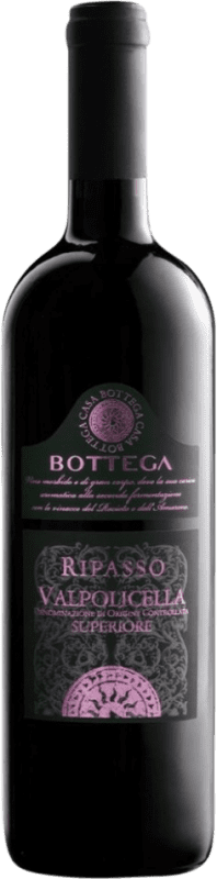 17,95 € Spedizione Gratuita | Vino rosso Bottega D.O.C. Valpolicella Ripasso Italia Corvina, Corvinone Bottiglia 70 cl