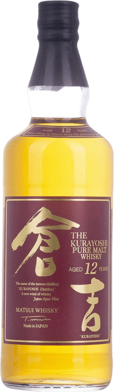 149,95 € Бесплатная доставка | Виски из одного солода The Kurayoshi Pure Malt 12 Лет бутылка 70 cl
