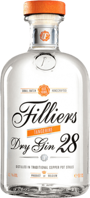 39,95 € Free Shipping | Gin Gin Filliers Tangerine Dry Gin 28 Medium Bottle 50 cl