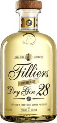 39,95 € Бесплатная доставка | Джин Gin Filliers Barrel Aged Dry Gin 28 Бельгия бутылка Medium 50 cl