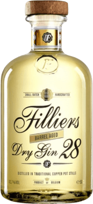 49,95 € Free Shipping | Genever Gin Filliers 28 Barrel Aged Belgium Medium Bottle 50 cl