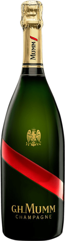 59,95 € Envío gratis | Espumoso blanco G.H. Mumm Grand Cordon A.O.C. Champagne Champagne Francia Pinot Negro, Chardonnay, Pinot Meunier Botella 75 cl
