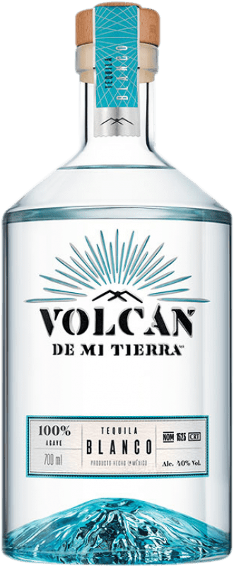 53,95 € Kostenloser Versand | Tequila Volcán de mi Tierra Blanco — Weißer Mexiko 70 cl