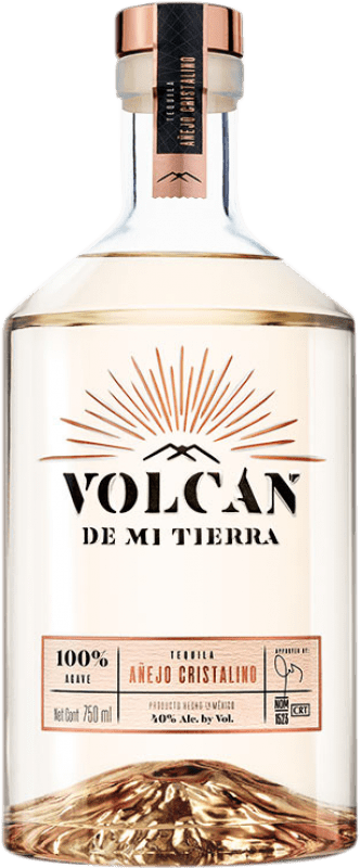 89,95 € Envío gratis | Tequila Volcán de mi Tierra Añejo, Cristalino México 70 cl