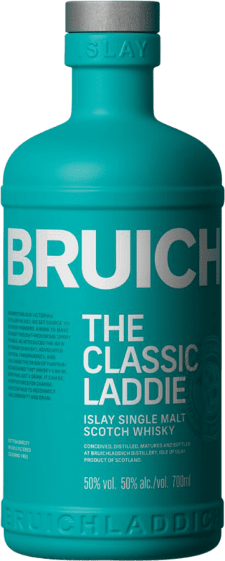 72,95 € Kostenloser Versand | Whiskey Single Malt Bruichladdich Classic Laddie Islay Großbritannien Flasche 70 cl
