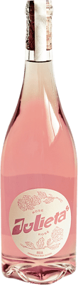 16,95 € Envío gratis | Espumoso rosado Juliet Rose Julieta's Golden Rose D.O.Ca. Rioja La Rioja España Tempranillo Botella 75 cl