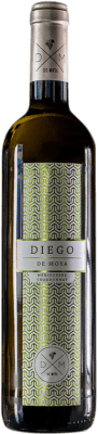 21,95 € Spedizione Gratuita | Vino Bianco Bodega de Moya Diego de Moya Crianza — Invecchiato in Botte D.O. Valencia Comunità Valenciana Spagna Chardonnay, Merseguera 75 cl