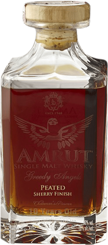 1 102,95 € Envoi gratuit | Whisky Single Malt Amrut Indian Amrut Greedy Angels Inde Bouteille 70 cl