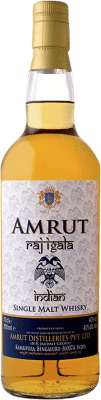 49,95 € Envio grátis | Whisky Single Malt Amrut Indian Amrut Raj Igala Garrafa 70 cl