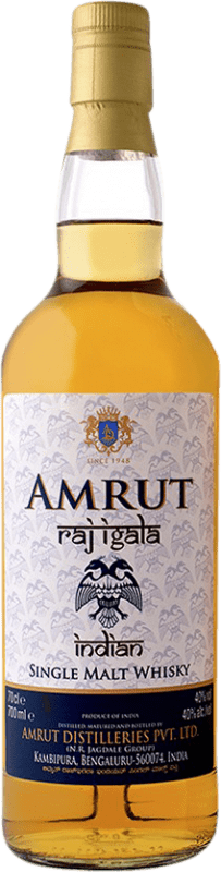 37,95 € Kostenloser Versand | Single Malt Whisky Amrut Indian Raj Igala Indien 70 cl
