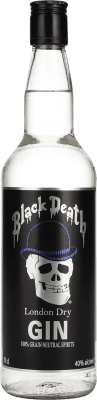 16,95 € 免费送货 | 金酒 Black Death London Dry Gin 瓶子 70 cl