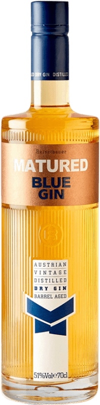 93,95 € Spedizione Gratuita | Gin Blue Austrian Matured Dry Gin Bottiglia 70 cl