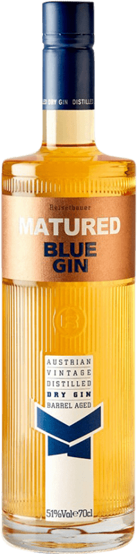93,95 € Envío gratis | Ginebra Blue Austrian Matured Dry Gin Botella 70 cl