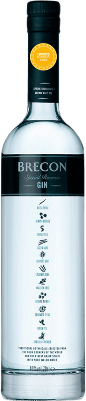 53,95 € Envío gratis | Ginebra Penderyn Brecon Special Premium Gin Reserva Botella Magnum 1,5 L