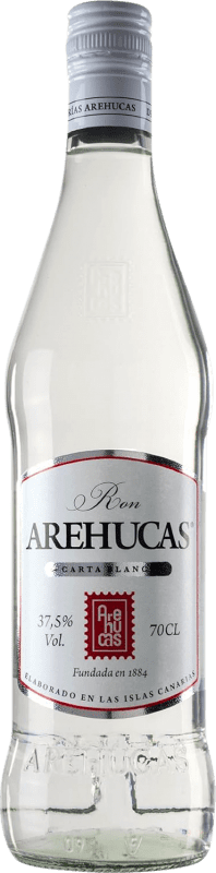 15,95 € Envío gratis | Ron Arehucas Carta Blanca Islas Canarias España Botella 70 cl