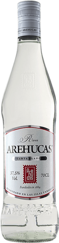 17,95 € 送料無料 | ラム Arehucas Carta Blanca カナリア諸島 スペイン ボトル 70 cl