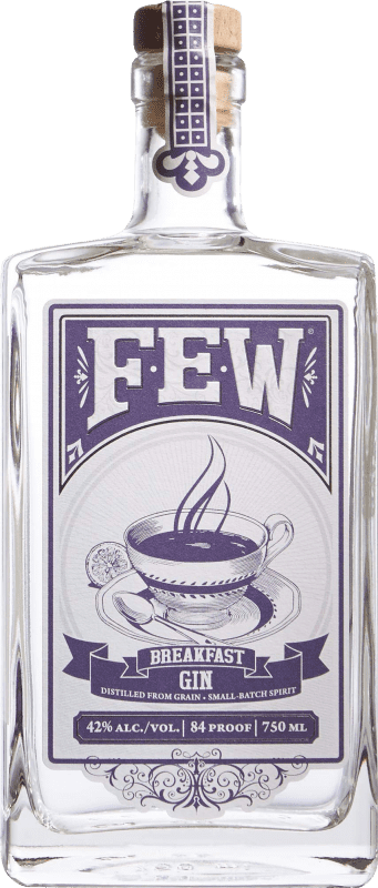 58,95 € Envoi gratuit | Gin FEW American Breakfast Gin États Unis Bouteille 70 cl
