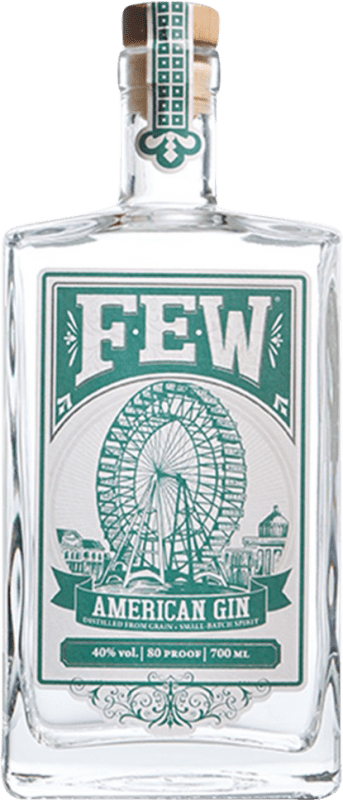 51,95 € 免费送货 | 金酒 Gin FEW American American — 美式 美国 70 cl