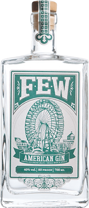 49,95 € Spedizione Gratuita | Gin FEW American Bottiglia 70 cl