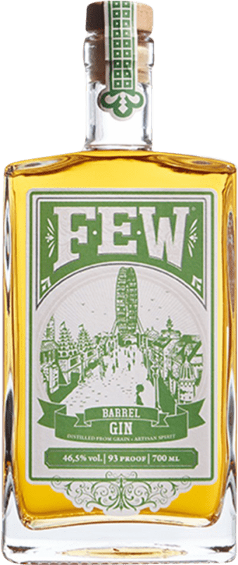 58,95 € 免费送货 | 金酒 FEW American Barrel Aged Gin 瓶子 70 cl