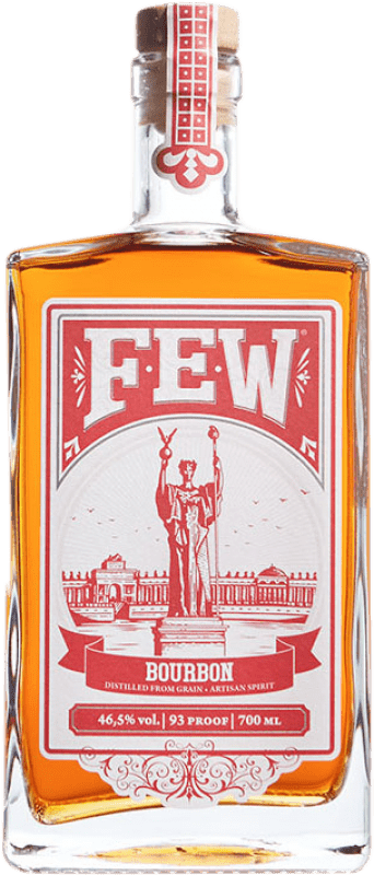 75,95 € 免费送货 | 波本威士忌 FEW American 瓶子 70 cl