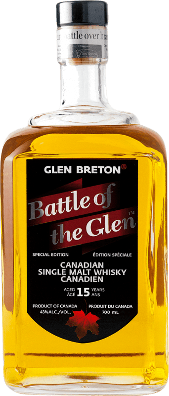 89,95 € Бесплатная доставка | Односолодовый виски Glen Breton Battle of the Glen Канада 15 Лет 70 cl