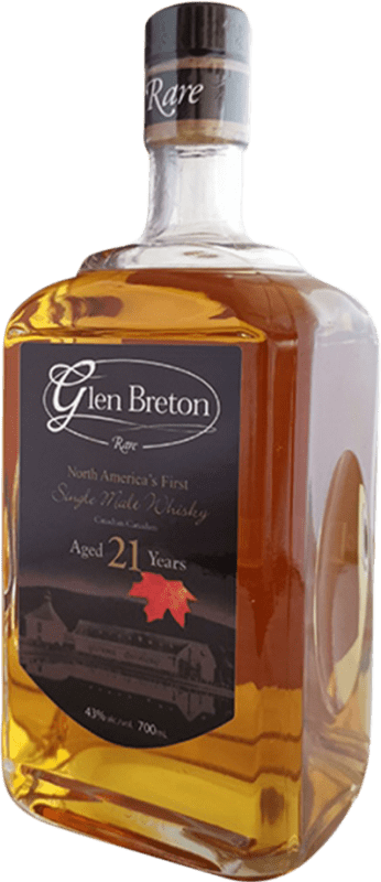 82,95 € Бесплатная доставка | Односолодовый виски Glen Breton Rare — Редкий Канада 21 Лет 70 cl