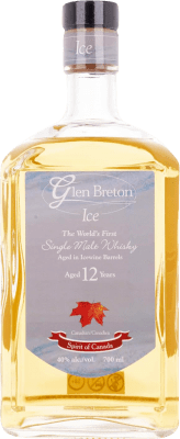 69,95 € Kostenloser Versand | Whiskey Single Malt Glen Breton Ice Wine Barrel Kanada 12 Jahre Flasche 70 cl