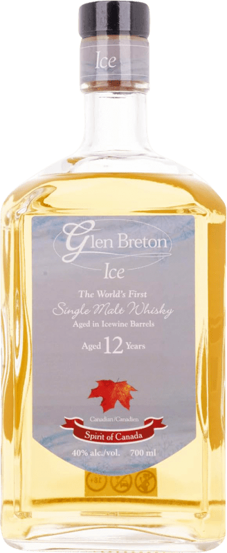 73,95 € Envoi gratuit | Whisky Single Malt Glen Breton Ice Wine Barrel Cask Finish — Finition en Fût Canada 12 Ans Bouteille 70 cl
