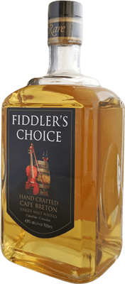 51,95 € Envio grátis | Whisky Single Malt Glen Breton Fiddlers Choise Canadá 6 Anos Garrafa 70 cl