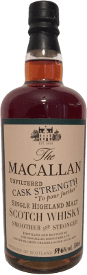 3 989,95 € Kostenloser Versand | Single Malt Whisky Macallan Cask Strength — Fassstärke, Unfiltered — Ungefiltert Großbritannien Medium-Flasche 50 cl
