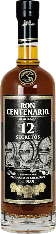 52,95 € Free Shipping | Rum Centenario Costa Rica 12 Years 70 cl