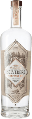 62,95 € Envio grátis | Vodca Belvedere Heritage 176 Polônia Garrafa 70 cl