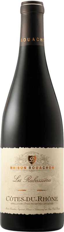 13,95 € Envio grátis | Vinho tinto Bouachon Les Rabassíeres A.O.C. Côtes du Rhône França Syrah, Grenache, Carignan, Viognier Garrafa 75 cl