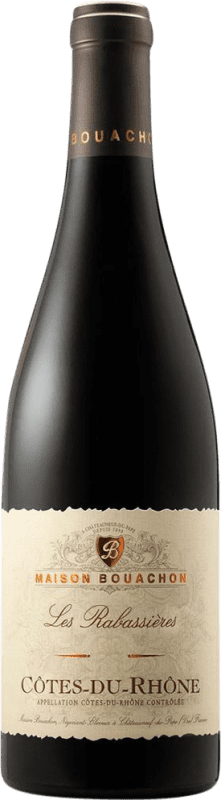 13,95 € Spedizione Gratuita | Vino Rosso Bouachon Les Rabassíeres A.O.C. Côtes du Rhône Francia Syrah, Garnacha — Grenache, Cariñena — Carignano, Viognier Bottiglia 75 cl