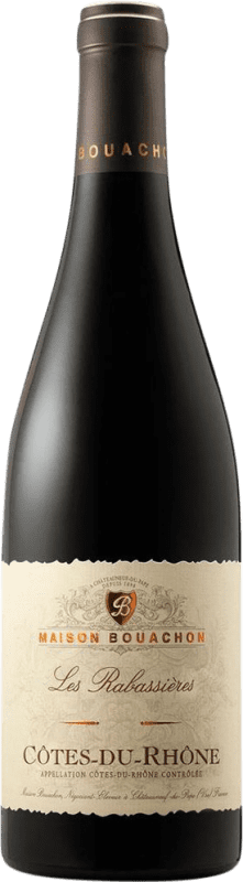 13,95 € Spedizione Gratuita | Vino rosso Bouachon Les Rabassíeres A.O.C. Côtes du Rhône Francia Syrah, Grenache, Carignan, Viognier Bottiglia 75 cl