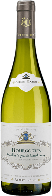 33,95 € Envio grátis | Vinho Branco Albert Bichot A.O.C. Bourgogne Borgonha França Chardonnay Garrafa 75 cl
