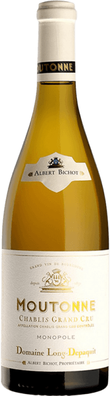 291,95 € Бесплатная доставка | Белое вино Albert Bichot Long Depaquit Moutonne Grand Cru A.O.C. Chablis Бургундия Франция Chardonnay — Шардоне Бутылка 75 cl