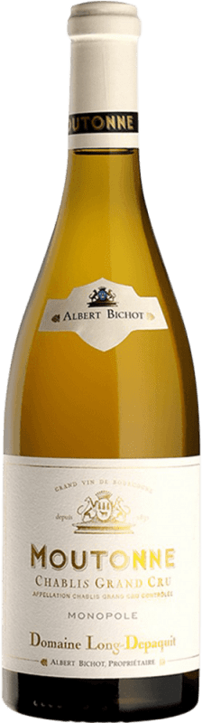 172,95 € Spedizione Gratuita | Vino bianco Albert Bichot Long Depaquit Moutonne A.O.C. Chablis Grand Cru Borgogna Francia Chardonnay Bottiglia 75 cl