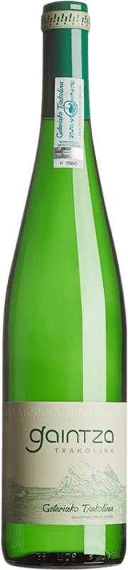 7,95 € Envío gratis | Vino blanco Gaintza Txacoli de Getaria D.O. Getariako Txakolina España Hondarribi Zuri Botella 75 cl
