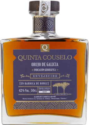 44,95 € Kostenloser Versand | Marc Edelbrände Quinta de Couselo Envejecido D.O. Orujo de Galicia Galizien Spanien 15 Jahre Medium Flasche 50 cl