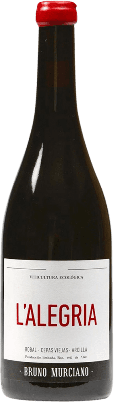14,95 € Spedizione Gratuita | Vino Rosso Murciano & Sampedro La Alegría D.O. Utiel-Requena Spagna Bobal 75 cl