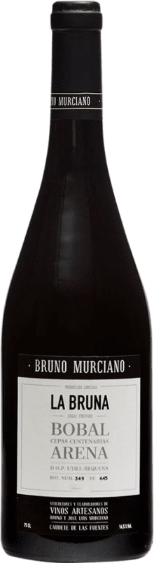 37,95 € Free Shipping | Red wine Murciano & Sampedro La Bruna D.O. Utiel-Requena Spain Bobal Bottle 75 cl
